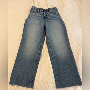 perfect vintage wide leg crop jean in hallstead sz 26
